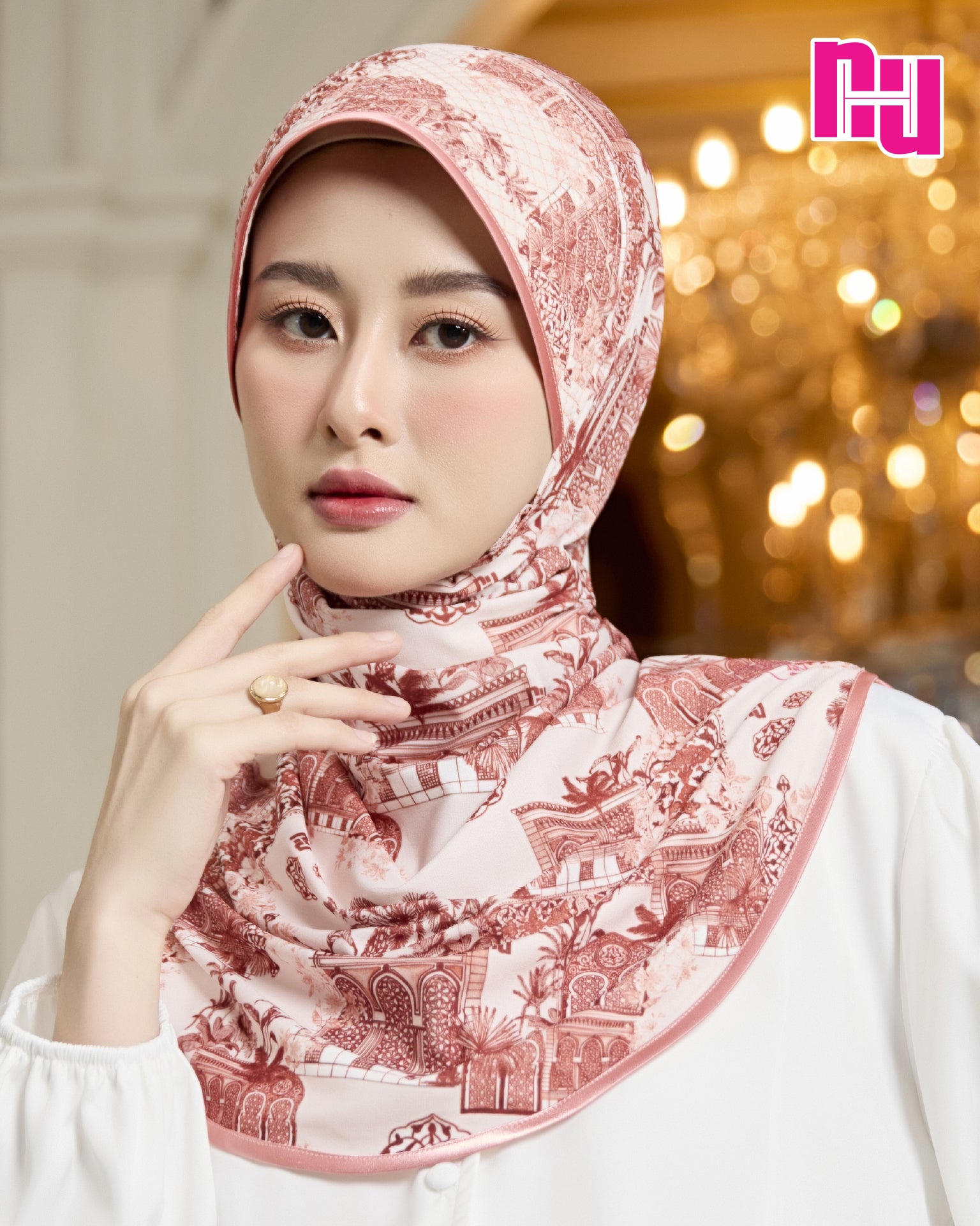 NUH THANA ผ้าคลุมสวมสำเร็จ – ทรงฟองน้ำตาราง