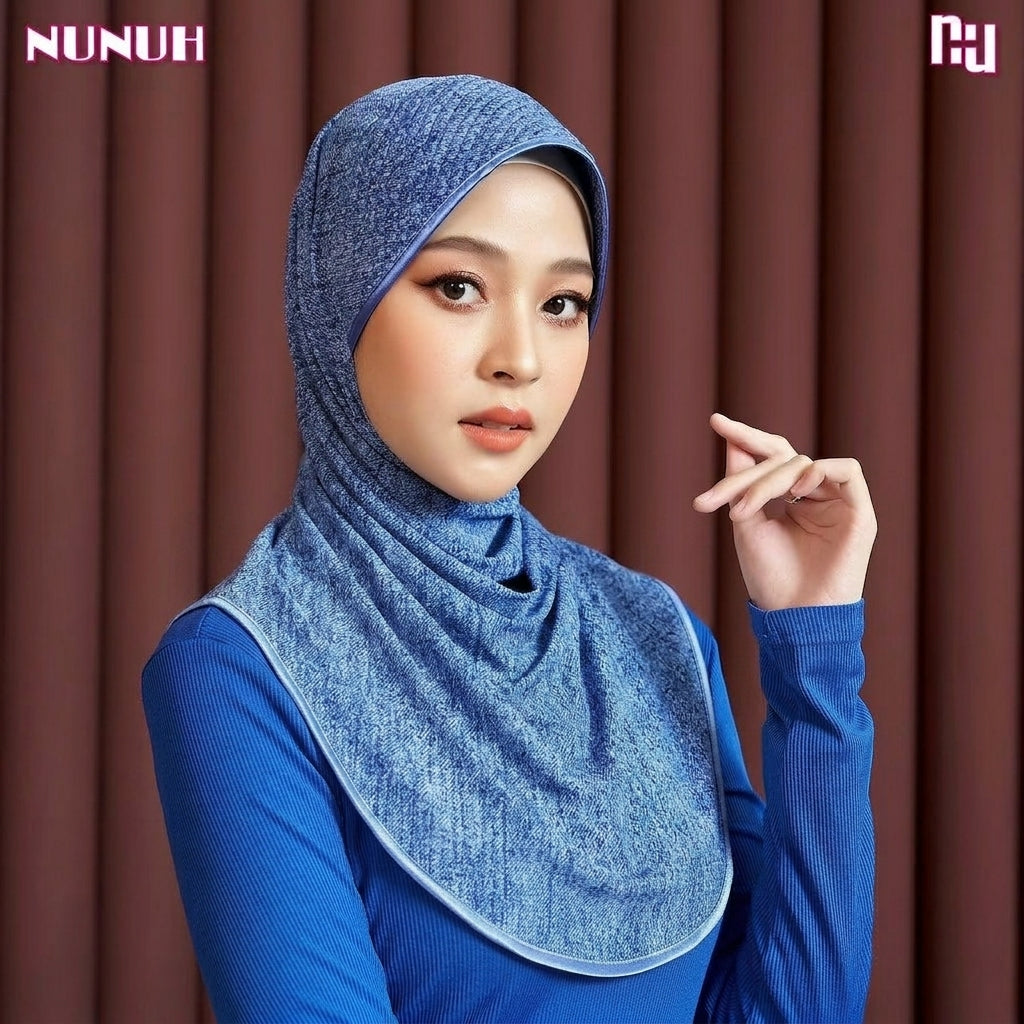 NUH DENIM LACE - Instant Scarf (NO NU)