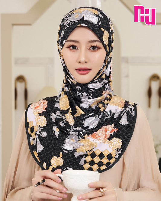 NUH RAYA Ready-to-wear shawl – Talakong style