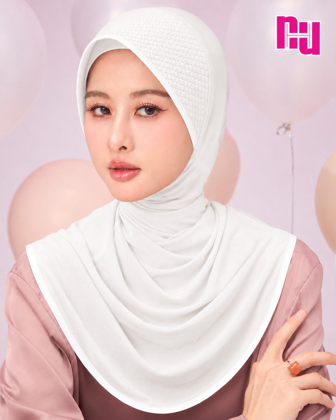 NUH CLASSIC Instant Hijab – Structured Square