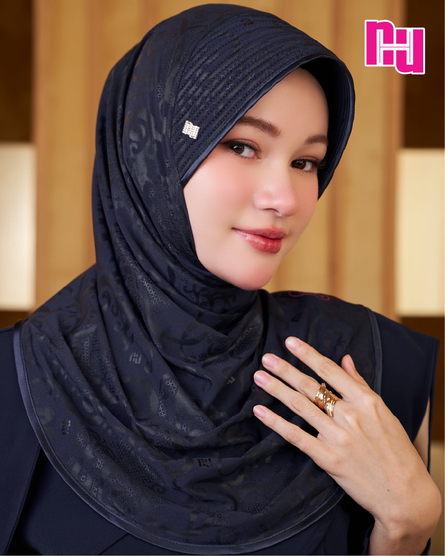 ผ้าคลุมสวมสำเร็จ NUH ORNATE FLOW - ทรงฟองน้ำตรง