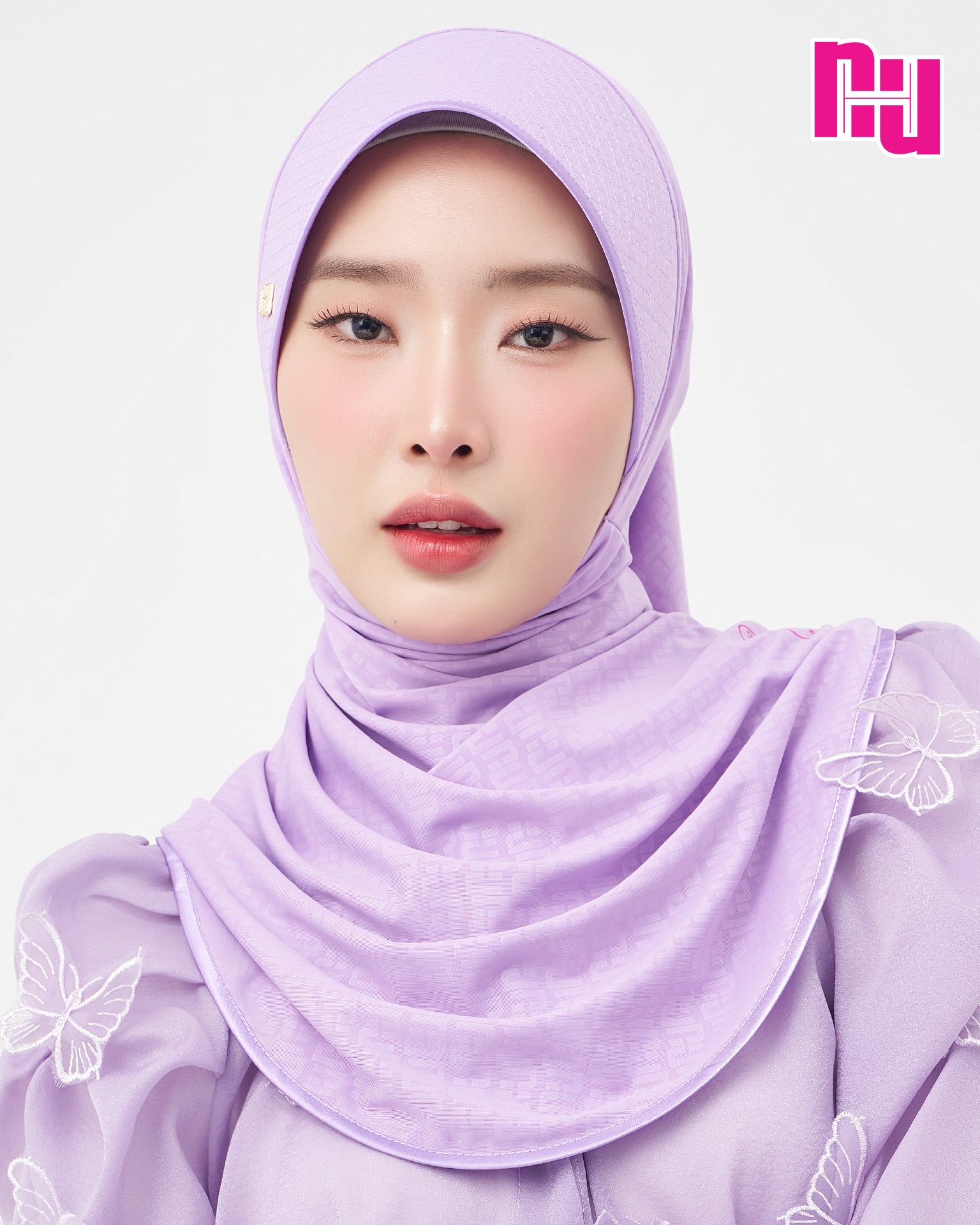 NUH MONOGRAM ผ้าคลุมสวมสำเร็จ  – ทรงหัวแข็งยืด