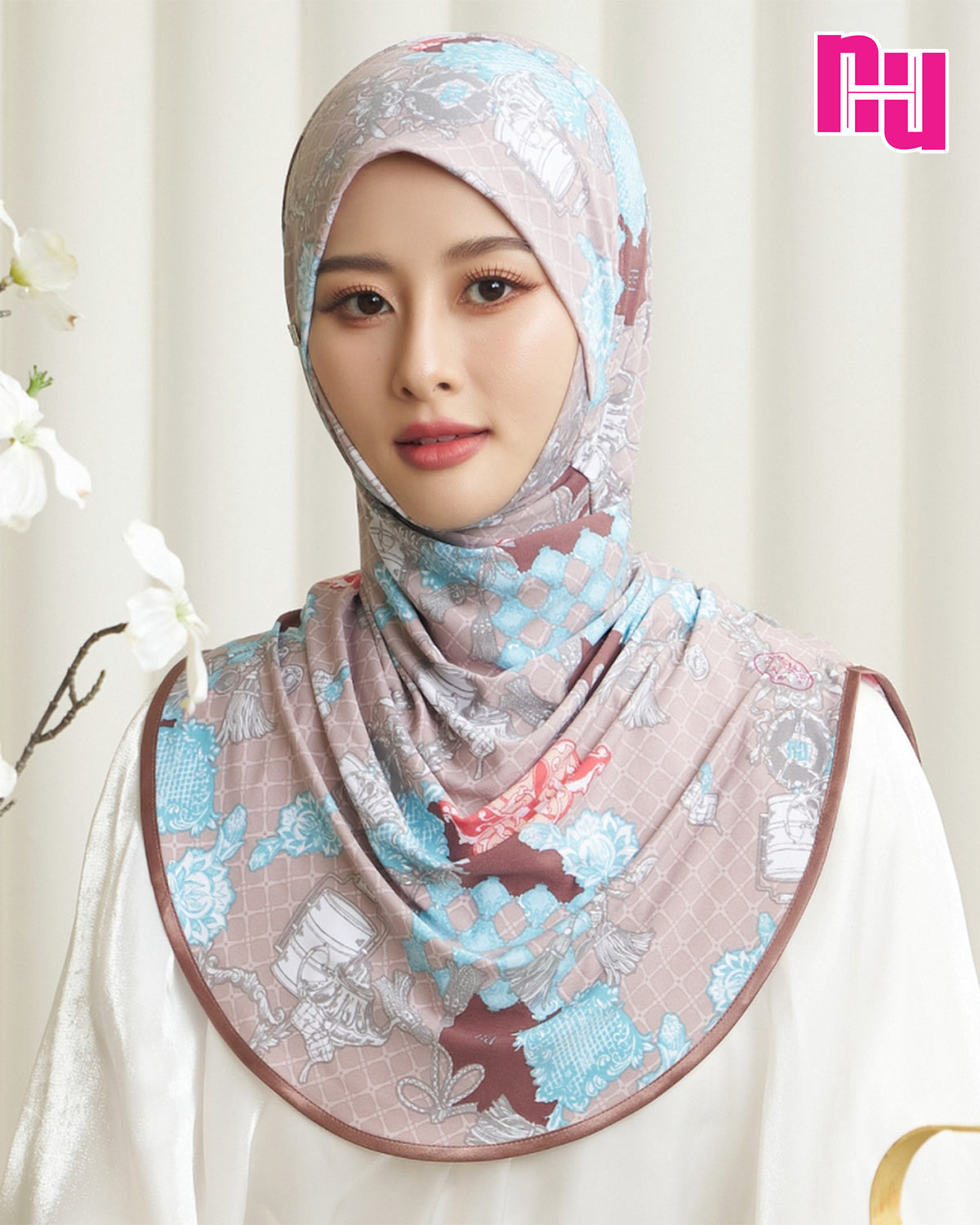NUH RAYA Ready-to-wear shawl – Talakong style