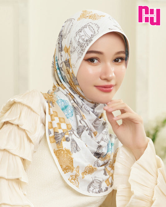 NUH RAYA Ready-to-wear Cover-Up – Square Stretchy Head Shape